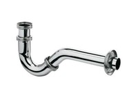 "Viega Bidet RöHrensifon 1 1/4\" Ablauf Siphon Chrom Geruchverschluss 103781"