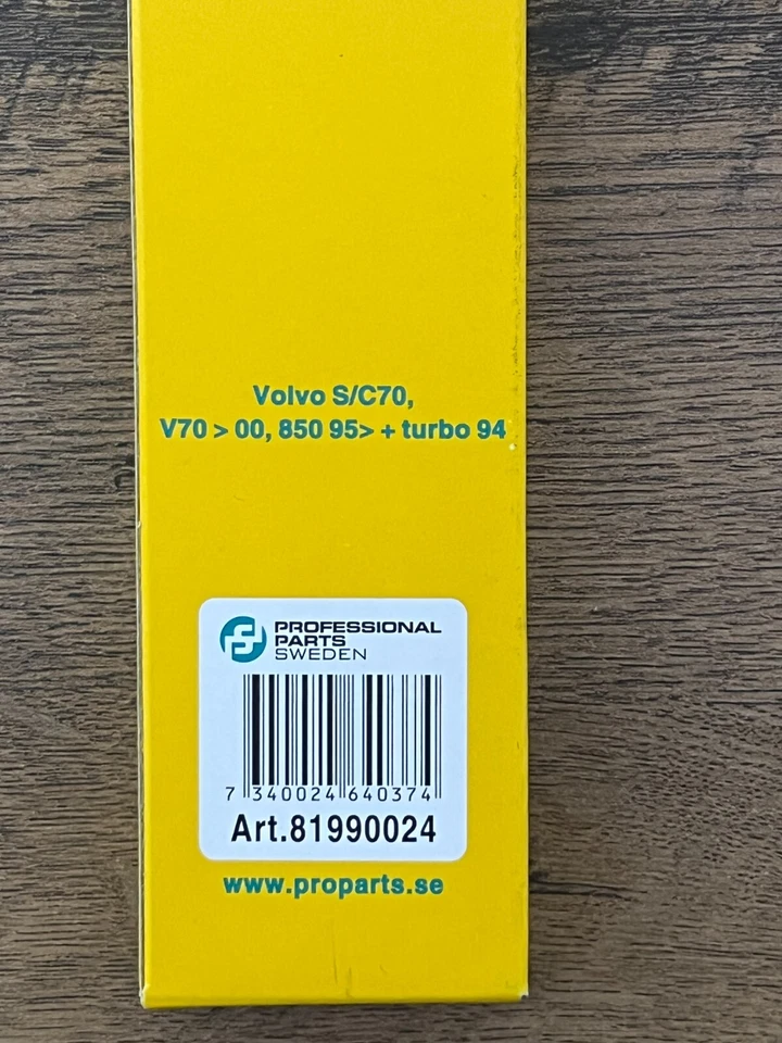 Volvo 850 S70 V70 C70 Headlamp Headlight Wiper Blades 81990024 SET of 2 Pcs, NEW Foto 3 de 4
