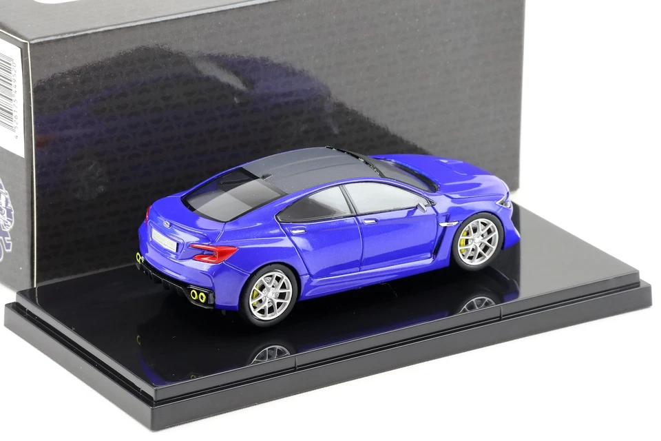 1:43 Ebbro Subaru Wrx Concept 2013 New York Auto Visualizza Blu Metallizzato - Immagine 2 di 3