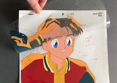 Densetsu No Yuusha Da Garn anime cel A1 w/ Genga ~ Ray Rohr Artifacts