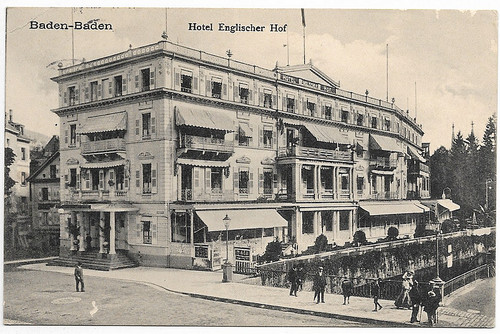 BADEN-BADEN 1914 alte reiste Postkarte - Old sent postcard - C58