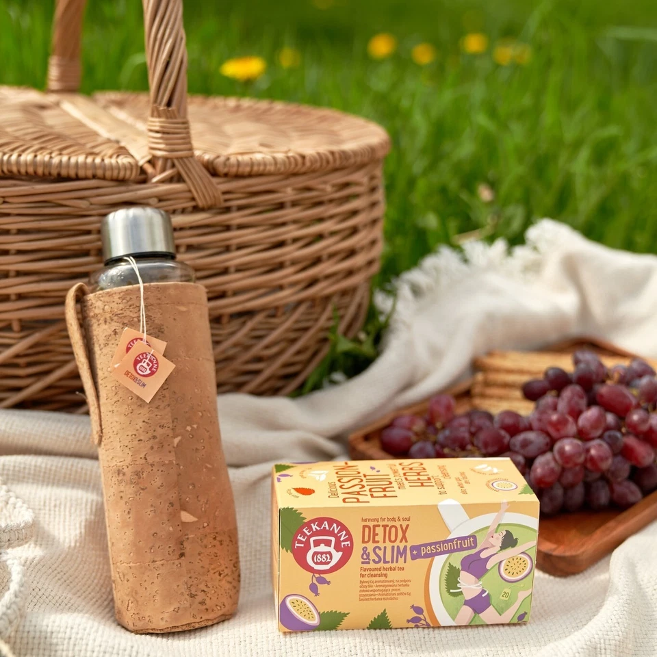 TEEKANNE Detox & Slim Kraeutertee Gruener Tee Maracuja 6x20 Beutel Passionsfruch - Bild 3 von 4