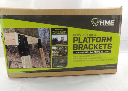 HME Stealth Cam ELEV-4PK Blind Post Platform Brackets HD Steel - Picture 1 of 4