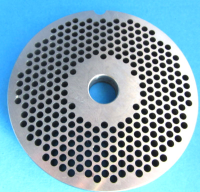 #42 x 3/16'' (4.5mm) Stainless Steel Meat Grinder Plate Disc Hobart Biro Cabelas