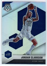 Jordan Clarkson 2020-21 Panini Mosaic Silver Holo Prizm SP #2 Utah Jazz