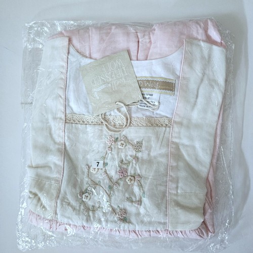 Well Dressed Wolf NWT 7 Embroidered Pink Floral Dress LA1-A28 - Picture 3 of 3