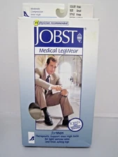 Jobst For Men  Compression Knee Socks 15-20 mmHg