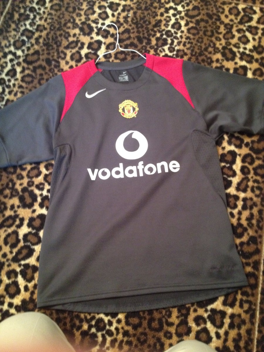 Nike Manchester United ドリルトップ　00s 2002-04 Manchester United Nike L/S Training Top - 8/10 - (M)