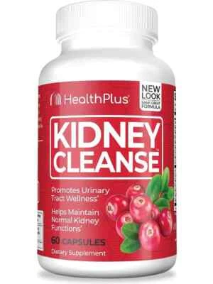 Health Plus Kidney Cleanse, 60 Capsules, 30 Servings