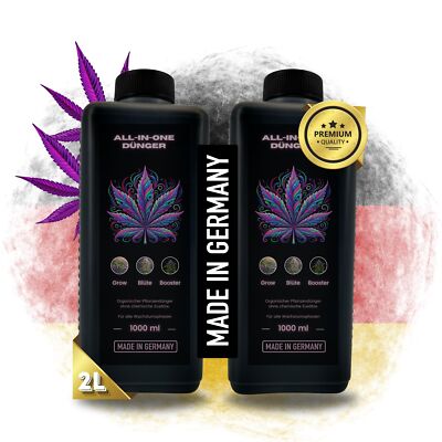 2L Grow Dünger I All in One I Indoor & Outdoor für Wachstumsphase und Blütephase