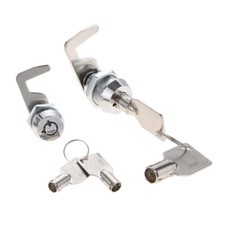 2 Tubular Cam Lock Premium Zinc Alloy with Chrome Plated for Secure Cabinet Door