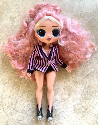 LOL Surprise Doll OMG Winter Chill Big Wig Long Pink Hair 2019