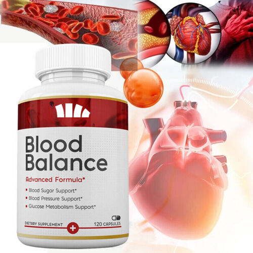 Blood Balance - Blood Sugar & Blood Pressure Supplement - 120 Capsules