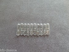 10x Glühlampen Glassockel Stecksockel Armaturenbrett 12V 2W T5 W2x4,6d Birne 