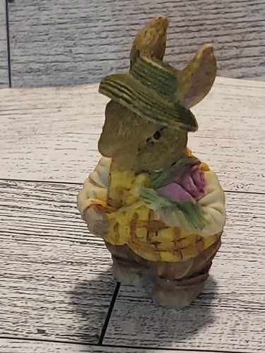 Vtg Popular Import Resin Miniature Bunny Tea Set - 第 12/22 張圖片