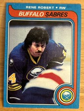 1979 Topps Rene Robert #12 Sabres Low-Grade O/C, Surface Wear, & Corner Dings