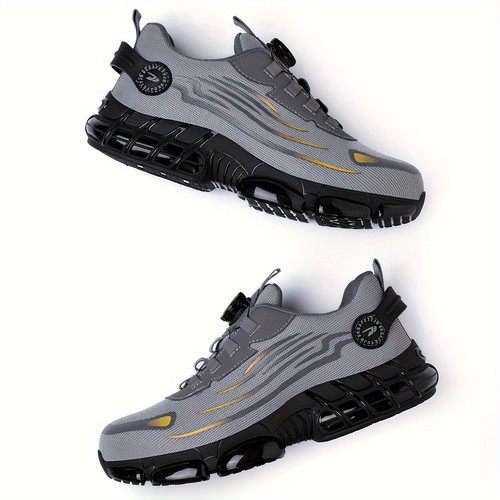 Mens Work Safety Steel Toe Shoes Tennis Lightweight Sneakers Slip Indestructible - $37.99
