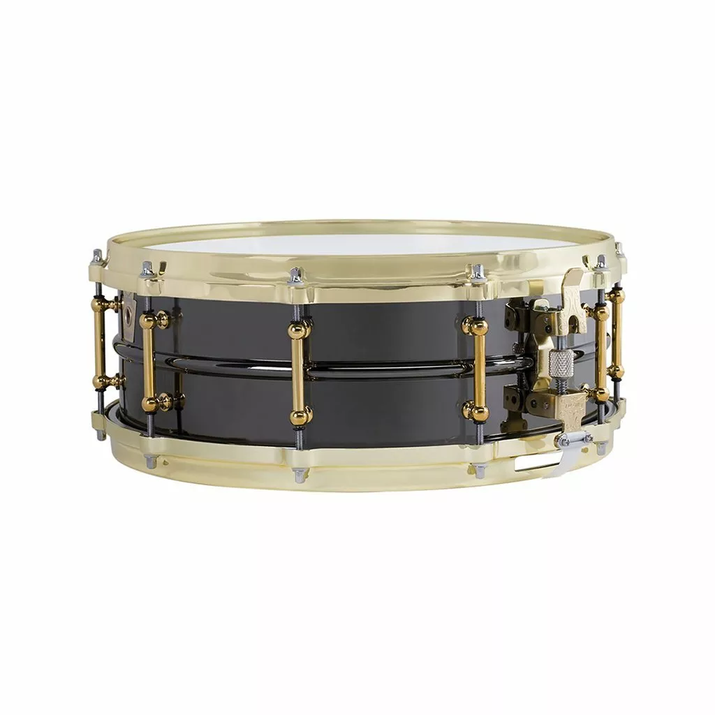 Ludwig LB416BT 5x14inch Black Beauty w/Brass Tube Lugs, Millenium Strainer