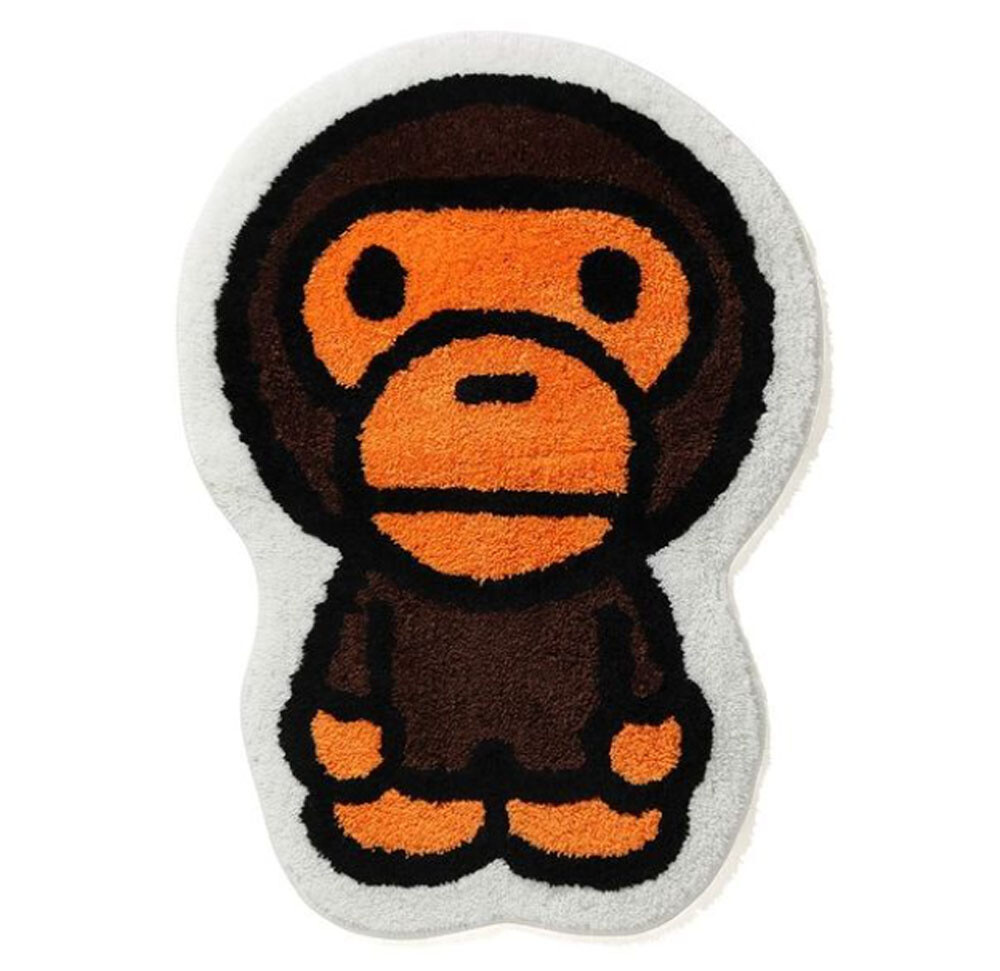 A BATHNIG APE BAPE KIDS Goods BABY MILO RUG MAT From Japan New