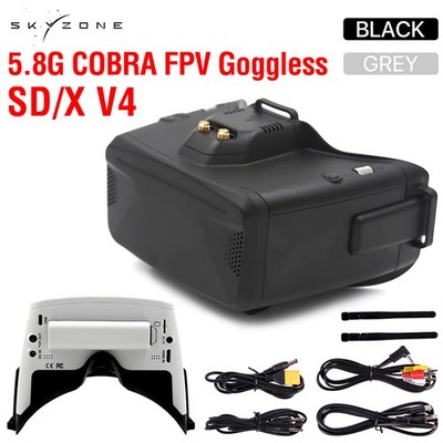 SKYZONE Cobra S / X V4 FPV Goggles 5.8G 48CH Receiver DVR for FPV Racing Drone