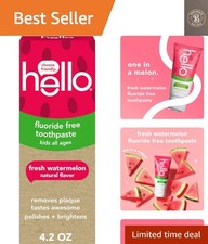 Fresh Watermelon Fluoride Free Kids Toothpaste 4.2 Oz    Fun for Kids