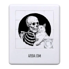 'Skeleton Hugging Cat' Sliding Puzzle (PZ00037856)