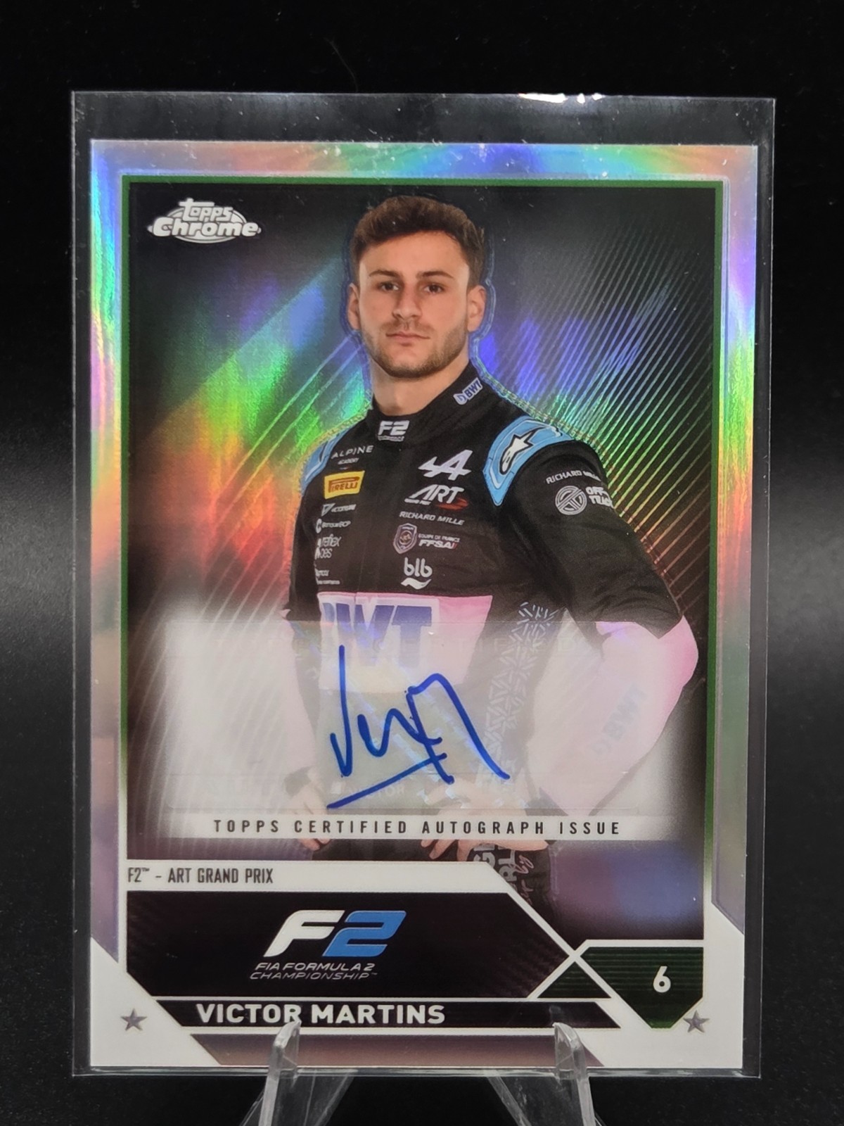2023 Topps Chrome Formula 1 F1 Victor Martins Autograph Auto #CAC-VM