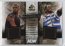 2025 SP Game Used AEW Authentic Fabrics Duals Marq Quen Isiah Kassidy 0q60