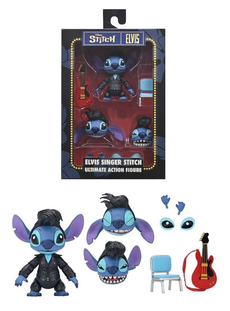 Lilo & Stitch ELVIS SINGER STITCH Action Figure