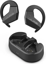 JLab Open Sport Wireless Earbuds Bluetooth Headphones Open-Ear Hook Mic 24hr NEW