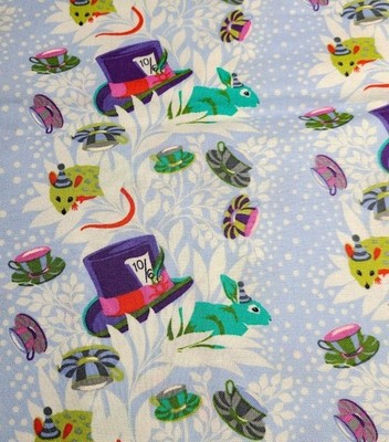 Tula Pink Fabric Curioser & Curioser 6 p.m. Somewhere Free Spirit 36'' x 42''