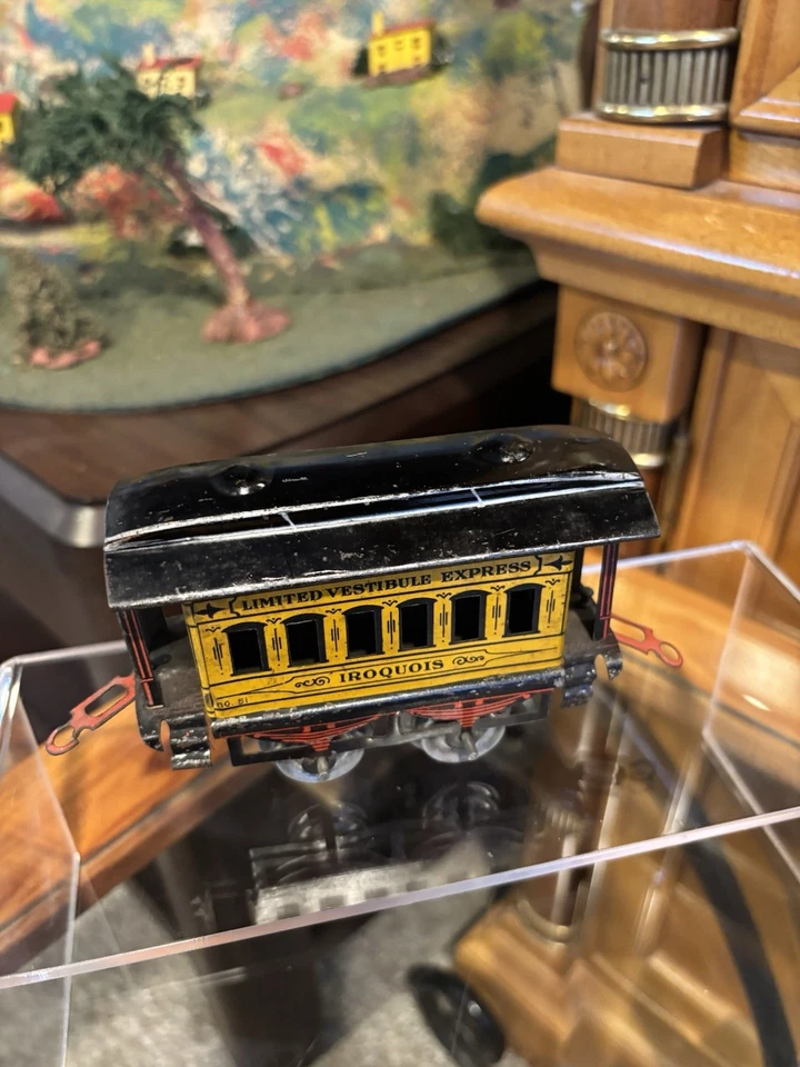 ~Rare Yellow~Ives Prewar Trains Iroquois No.51 LTD Vestibule Express 1905-1907 - Image 2 of 4