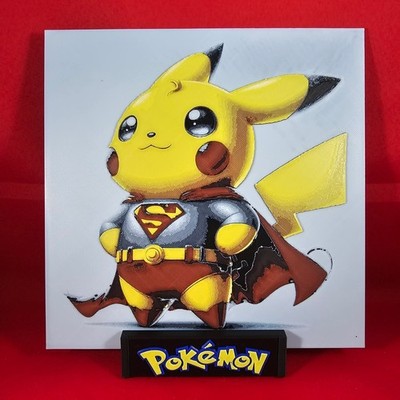 Electric Hero Creature 3D Wall Art 8x8 Super Style Decor GiftHigh-quality 