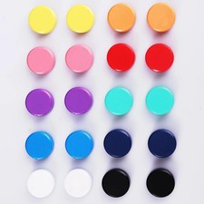 Fridge Magnets - 20 Pack Strong Refrigerator Magnets, 10 Colors Small Round M...