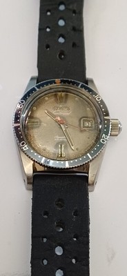 VINTAGE WATCH DUWARD AQUASTAR CONTINUAL-CALIPSOMATIC CASE 238872
