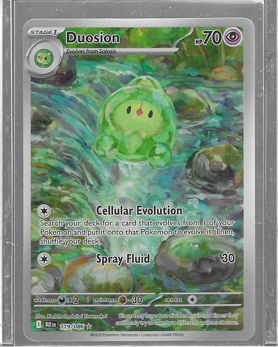 Duosion 119/086 - Black Bolt Illustration Rare English Pokemon TCG NM