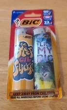 BIC Special Edition Flick My BIC Series Pocket Lighters 2 Pack 2018 New B5