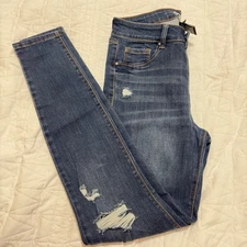 Rewash Denim Mid Rise Skinny Distressed Jeans Size 3 (26)