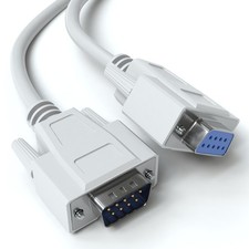 1m VGA Verlängerungskabel Monitor Verlängerung SUB-D VGA Kabel PC TV 9 Polig