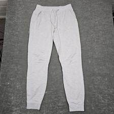 Lululemon Pants Mens Small Gray Joggers Sweatpants LM5536S Drawstring Cuffs