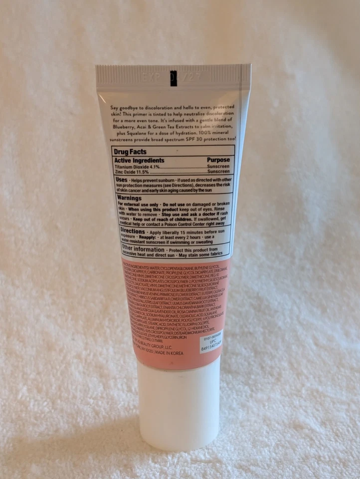 Primer perfeccionador de la piel Laura Geller Spackle neutralizante FPS 30 1,4 oz sellado Foto 2 de 3