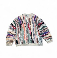 Vintage Coogi Classic Australia 3D Knit Sweater Size XL Multicolor