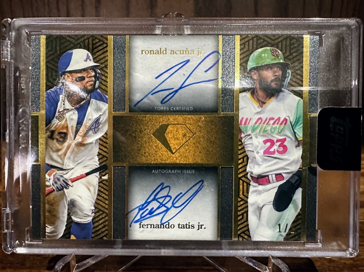 2024 Topps Diamond Icons - Iconic Dual Autographs Ronald Acuña Jr 