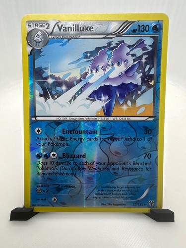 Vanilluxe 37/135 Plasma Storm Reverse Holo LP