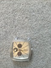 D&G Men's Strapless Watch Stainless Steel, Silver