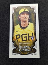 2024 Allen & Ginter #85 Alika Williams Mini Rookie Pittsburgh Pirates RC Card. rookie card picture