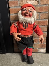 VTG 22" Arne Hasle Askim Norge NORWEGIAN Latex Xmas Elf Troll Gnome Doll READ