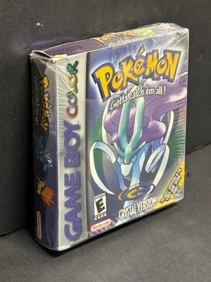 SEALED Pokemon CRYSTAL Version Nintendo Game Boy Color *SEE PICS