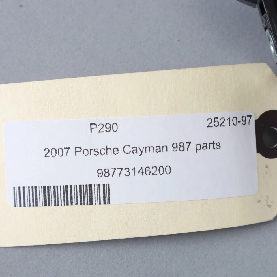 Viseira solar direita 2006-2012 Porsche Cayman 987 preta 98773146200 usada pelo fabricante de equipamento original - Imagem 3 de 4