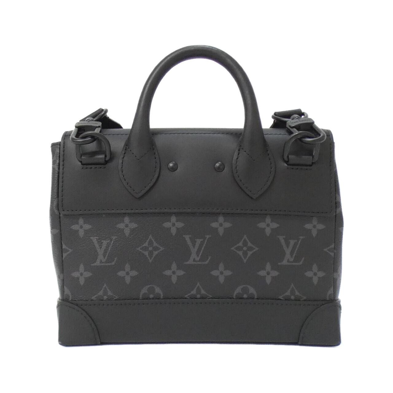 Authentic LOUIS VUITTON Monogram Eclipse Steamer … - image 2